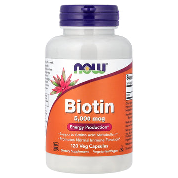 Now Biotin 5,000 mcg