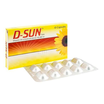 D-Sun (50000 IU) 10 Capsules