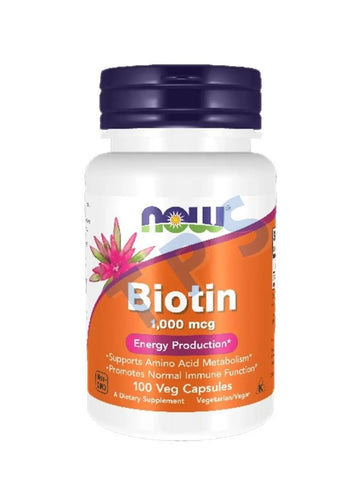Now Biotin 1000mcg