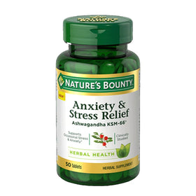 Nature's Bounty Anxiety & Stress Relief, 50 Ct