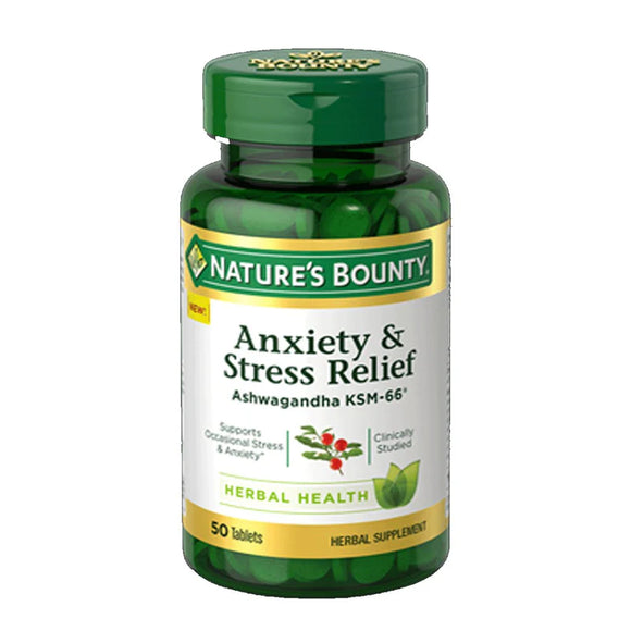 Nature's Bounty Anxiety & Stress Relief, 50 Ct