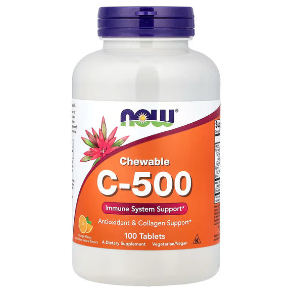 Now C-500 Vitamin C 100 tablets