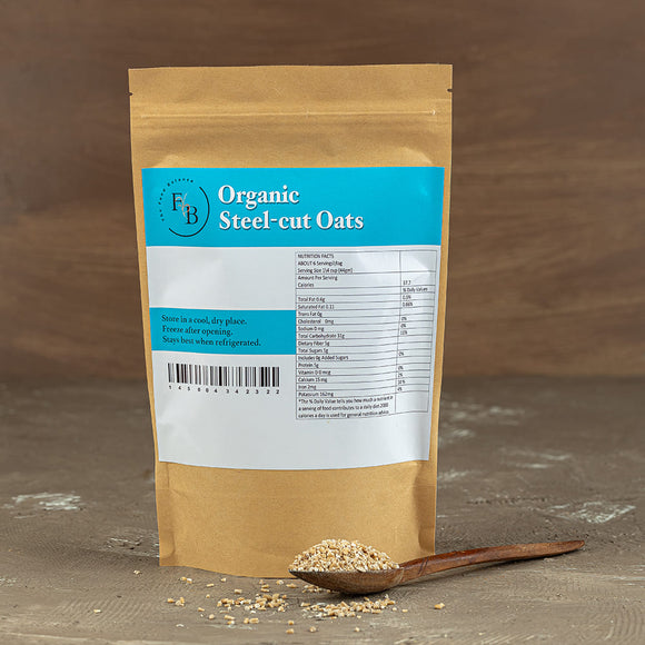 Organic Steel Cut Oats - The Food Balance