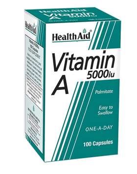 HealthAid Vitamin A 5000IU, 100 Ct